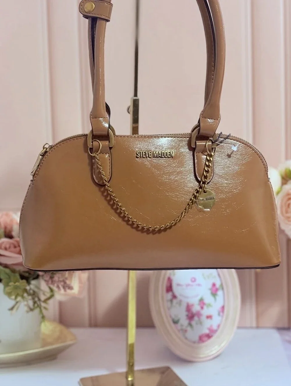 Steve Madden Dome Satchel Handbag